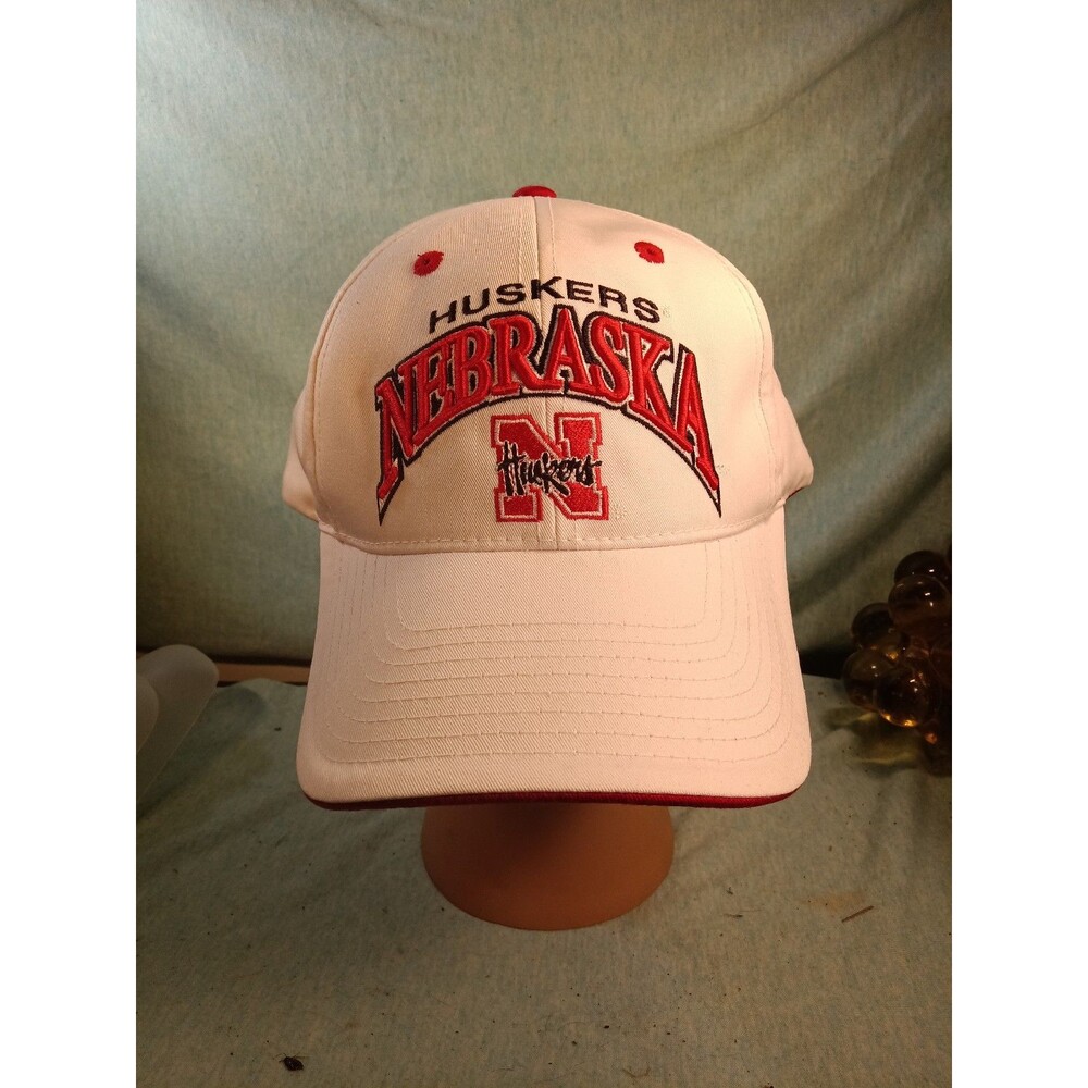 Nebraska Cornhuskers Hat Captivating Red/White Velcro NCAA Baseball Cap